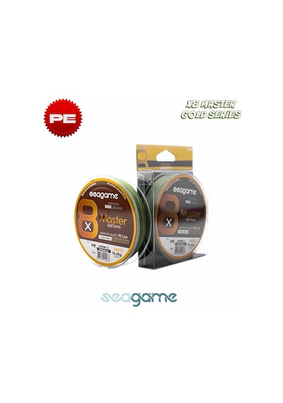 Seagame Master X8 Pe 150m Moss Green Olta İp Misinası - 0.26mm 0.26mm