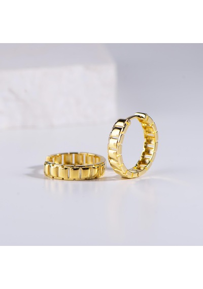Goldkupe 14 Ayar Altın Halka Küpe 5,35 Gr-6423