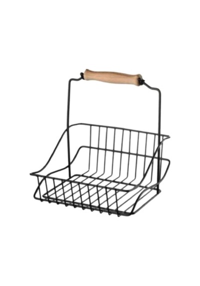 Linda Metal Siyah Ferforje Sepet Ud-2250 Metal Siyah 20 X 20 Diğer