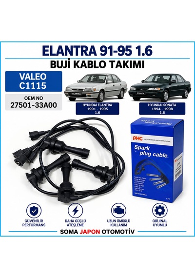 Elentra 91-95 1.6 Buji Kablo Takımı 27501-33a00 C1115