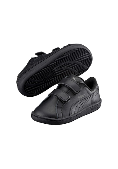 Puma Smash Leather V Çocuk Ayakkabı 361591 05 Siyah