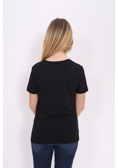 Toontoy Unisex Çocuk Atatürk Baskılı Tişört Siyah
