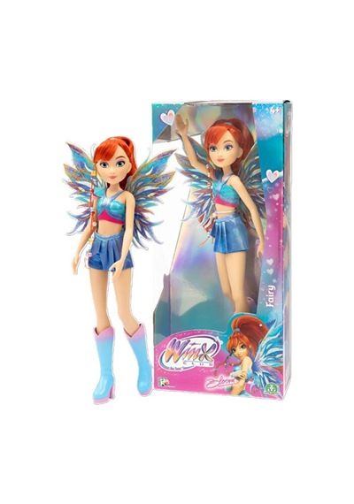 Winx Kanatlı Periler Bloom Oyuncak Winx Bloom Bebek Fashion Doll Kanatlı Peri Bloom
