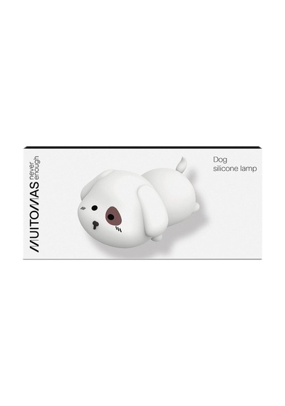 Muıtomas Köpek Figürü Slikon Gecelambası Usb-c Beyaz