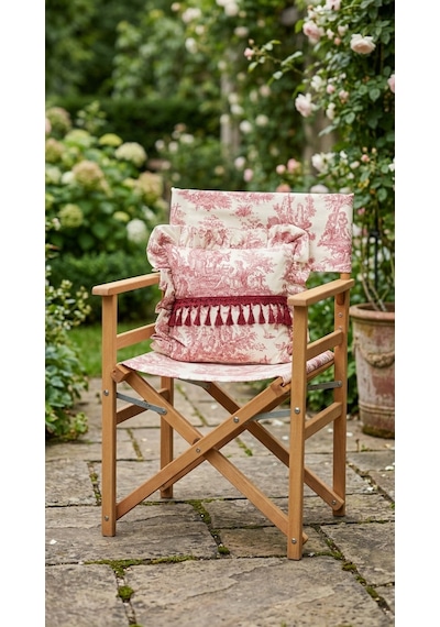 Toile Burgundy Katlanabilir Sandalye Çok Renkli