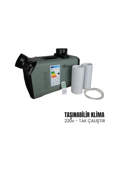 Webesten Karavan Tekne Kamp Portatif Klima 220v - 1500w-1209 Çok Renkli