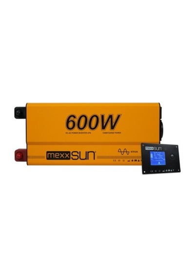 Mexxsun 12v 600w Ats Ups Şarjlı Tam Sinüs Inverter Ekranlı Mex600tc
