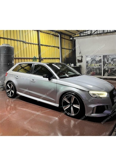 Audi A3 8v Hb Yan Marşpiyel Seti Aero Sağ-sol Sportback 2013 Ve Sonrası Uyumlu