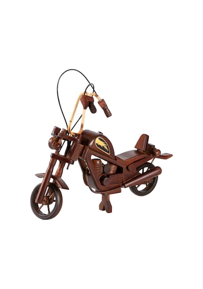 Dekoratif Ahşap Harley Davidson Motosiklet 28 Cm