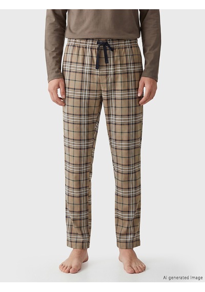 Lc Waikiki Lc Waıkıkı Bej Standart Kalıp Ekose Erkek Pijama Altı