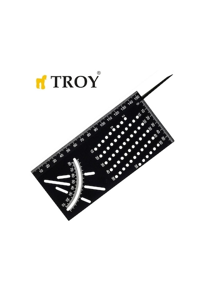 Troy 25901 Alüminyum Kırlangıç Geçme İşaretleme Gönyesi