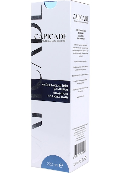Capicade Yağlı Saçlar İçin Şampuan 220 ML