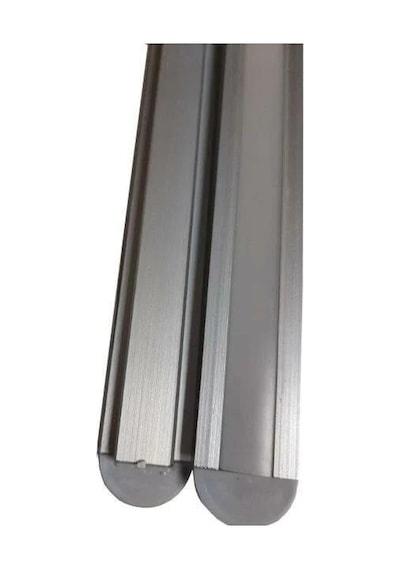 90 Derece Lineer Alüminyum Boş Kasa Profil 200 Cm - Led Bar Boş Kasa