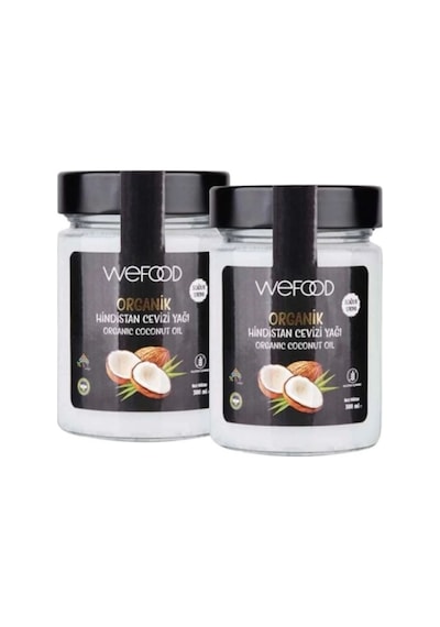 Wefood Organik Hindistan Cevizi Yağı 2 x 300 ML