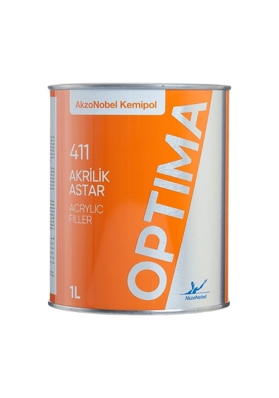 AkzoNobel Optima 2k 411 Akrilik Astar 1 Litre