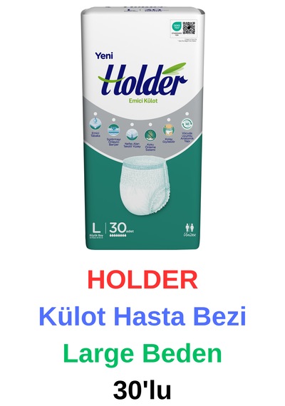 Holder - Külot Hasta Bezi Large Beden 30'lu L
