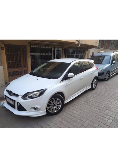 Ford Focus 3 Makyajsız Kasa Ön Tampon Eki, Boyasız Abs Plastik Focus Mk3 Ön Karlık