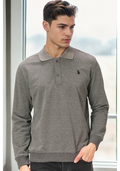 V9007 Dewberry Erkek Sweatshırt-antrasit Antrasit