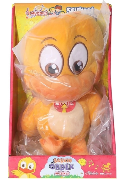 Bal-55115 Şaşkın Ördek Müzikli Peluş Sevimli Dostlar - Özaydınlar