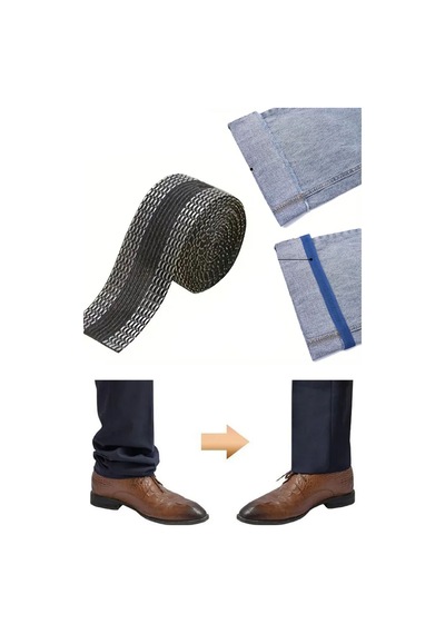 Technostation Kendinden Güçlü Yapışkanlı Pantolon Kıvırma Şeridi Dikişsiz Pantolon Paça Tamir Kiti