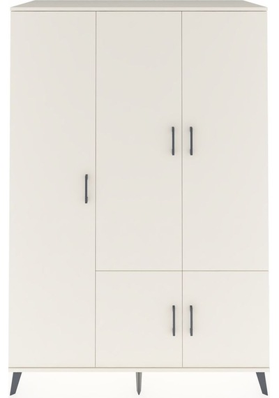 Kronos Dolap 7 Raflı 5 Kapaklı Tek Askılı 132x59x195 Aytaşı-a... Aytaşı