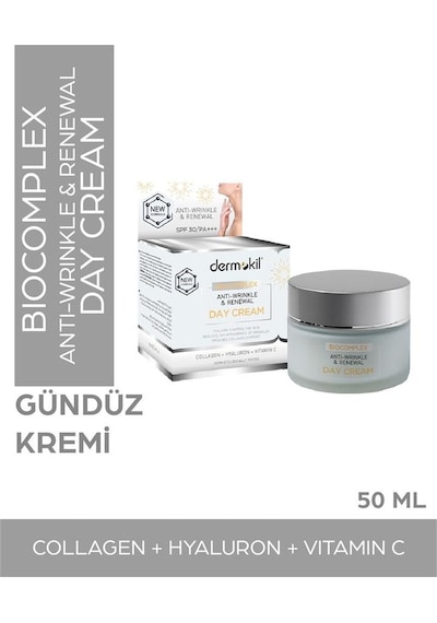 Dermokil Kırışık Karşıtı ve Yenileyici Gündüz Kremi 50 ML