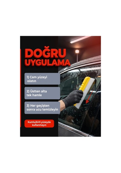 Silikon Ultra Profesyonel Cam Çekçeği 9x31 Cm - 270 Gram