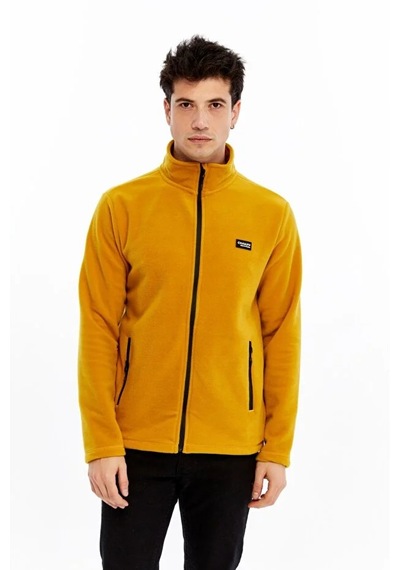 Champp Tam Fermuarlı Unisex Polar Sarı