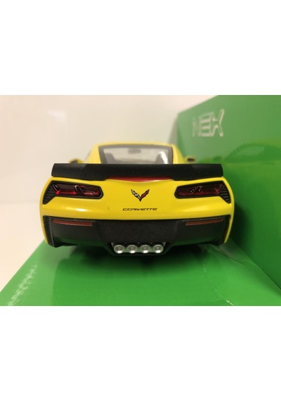 Welly 2017 Chevrolet Corvette Z06 1 24 Sarı Model Araba