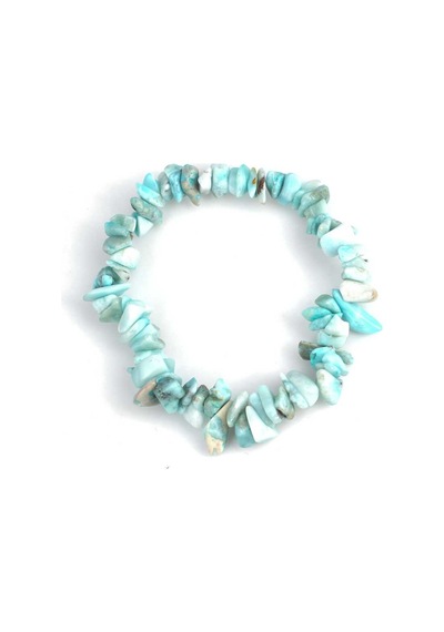 Has Taş Larimar Taşı Bileklik Gümüş