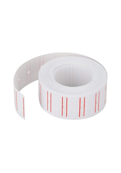 Beyaz Fiyat Etiketi 12x21 Mm - 1 Adet Beyaz