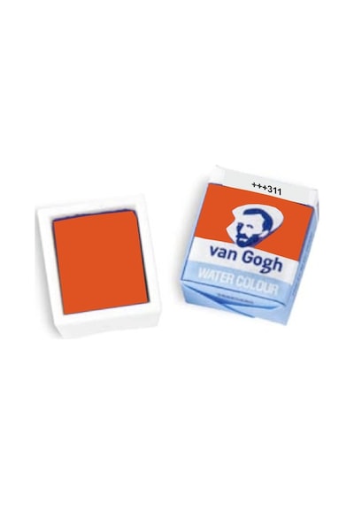Talens Van Gogh 1/2 Tablet Sulu Boya 311 Vermilion