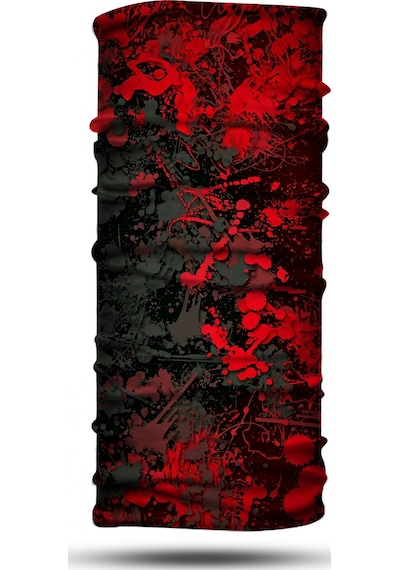Dair Kırmızı Boya Motosiklet Bandana Boyunluk Outdoor Balaklav