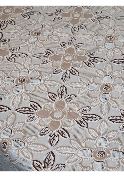 Ithal Pvc Muşamba - Desenli Silinebilir Masa Örtüsü 07nl4c Kahverengi