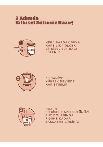 Badem Fındık Kaju Paketi Bitkisel Süt Promosyon Paketi