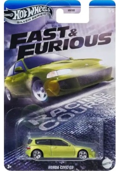Hot Wheels Silver Series Fast & Furious 5'li Set Hnr88 Çok Renkli