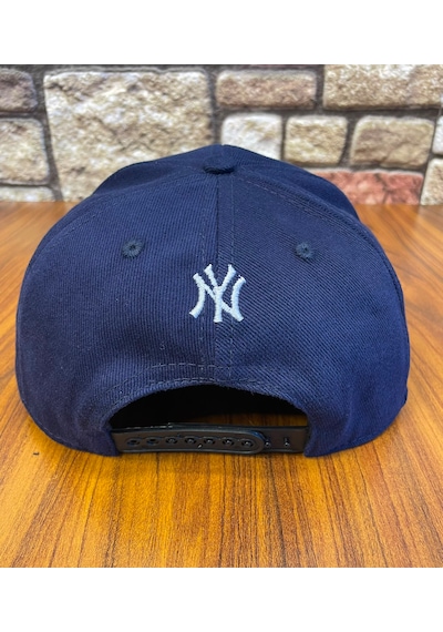 Hamze Ny New York Nakış Hip-hop Snapback Rapper Basket Beyzbol Şapka Cap Lacivert