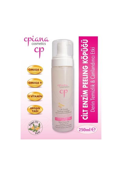 Cpiana Cilt Enzim Peeling Köpüğü Argan Yağlı 250ml