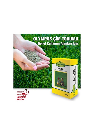 Olympos 6'Lı Karışım İthal Çim Tohumu 1 KG