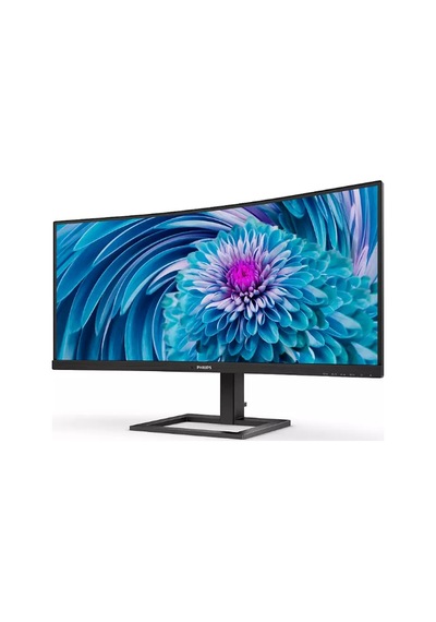 34 Phılıps 346e2cuae/00 4ms 100mhz 1xhdmı 1xdp Wqhd 3440 X 1440 Usb-c Hoparlör Yükseklik Ayarı Curved Vesa Siyah