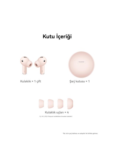 Freebuds 7i Kulaklık, Akıllı Aktif Gürültü Engelleme 4.0, Sınırsız Uzamsal Ses, İos Ve Android İle Uyumlu, Stabil Ve Net Görüşmeler, Konforlu Uyum İçin 4 Kulaklık Ucu, Pembe