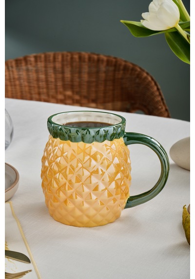 Karaca Pineapple 680 Ml Mug Sarı