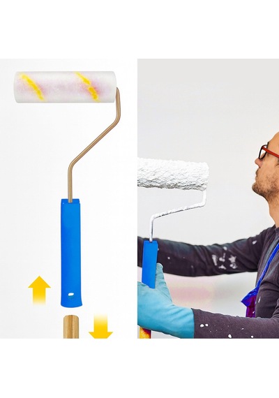 Süperlüks 1001 5cm Orta Çap 25 Mm Tüylü İç Cephe Saplı Boya Rulosu 20 Cm