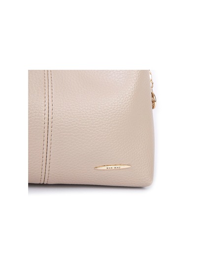 Nas Bag Kadın Mini Omuz Ve Çapraz Çanta Örgülü Askılı En: 23 Cm , Boy: 14 Cm Kum Kahve Lopez