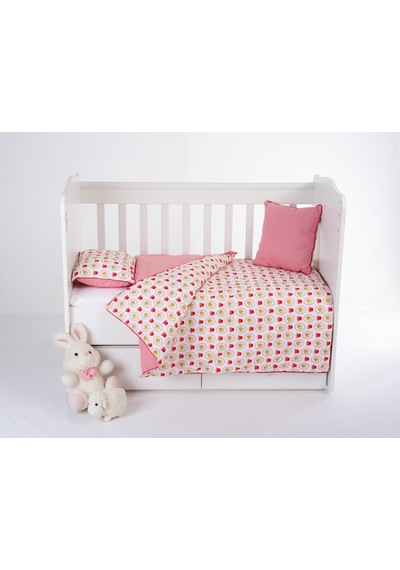 Patalena Home Pamuk 7 Parça Bebek Nevresim Takımı, 100x150 Cm