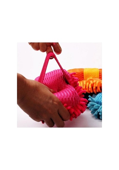 Trobus Çift Taraflı Saçaklı Mikrofiber Yıkama Süngeri Oto Temizlik 1 Adet