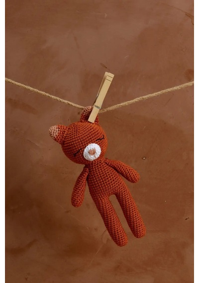 E&f Store Amigurumi Oyuncak - Kiremit Tilki Turuncu
