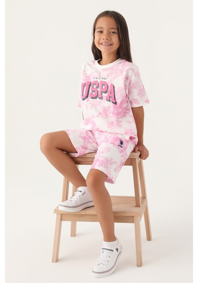 U.S. Polo Assn. Lisanslı Batik Mor Kız Çocuk Bermuda Takım 5274-43067 Krem - Mor U.S. Polo Assn. Lisanslı Batik Mor Kız Çocuk Bermuda Takım 5274-43067 Krem - Mor