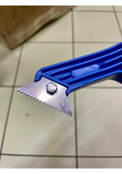 Derz Kazıyıcı Fayans Dolgu Silikon Sıyırıcı Aparat Mavi
