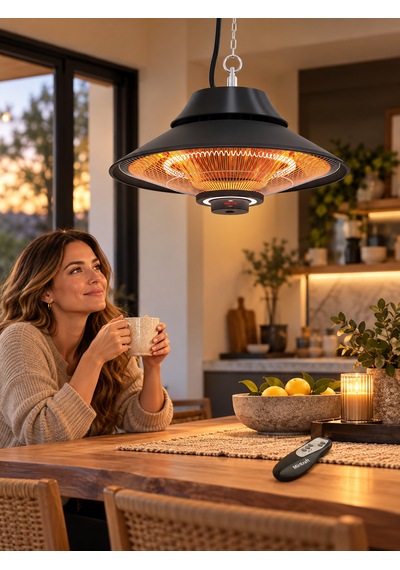Elırg R.c 2000 Watt Işıklı Ve Kumandalı Karbon Infrared Soba